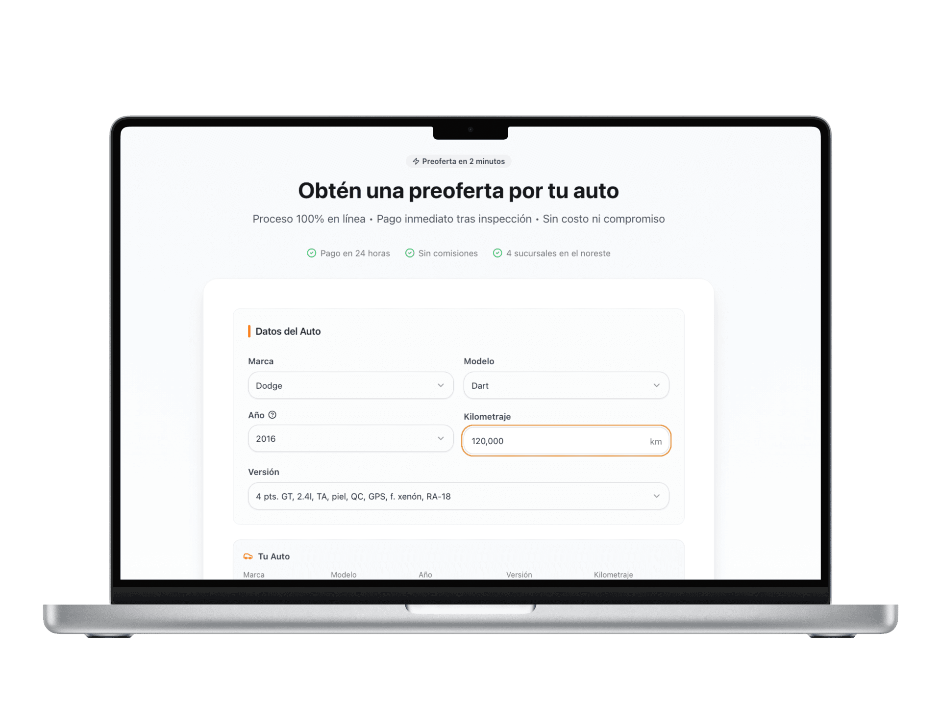 Plataforma de cotización TREFA