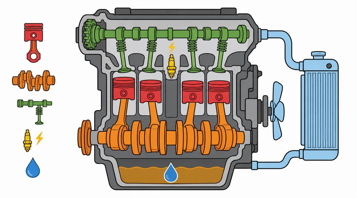 Partes de un motor a gasolina: guía de inspección 2026