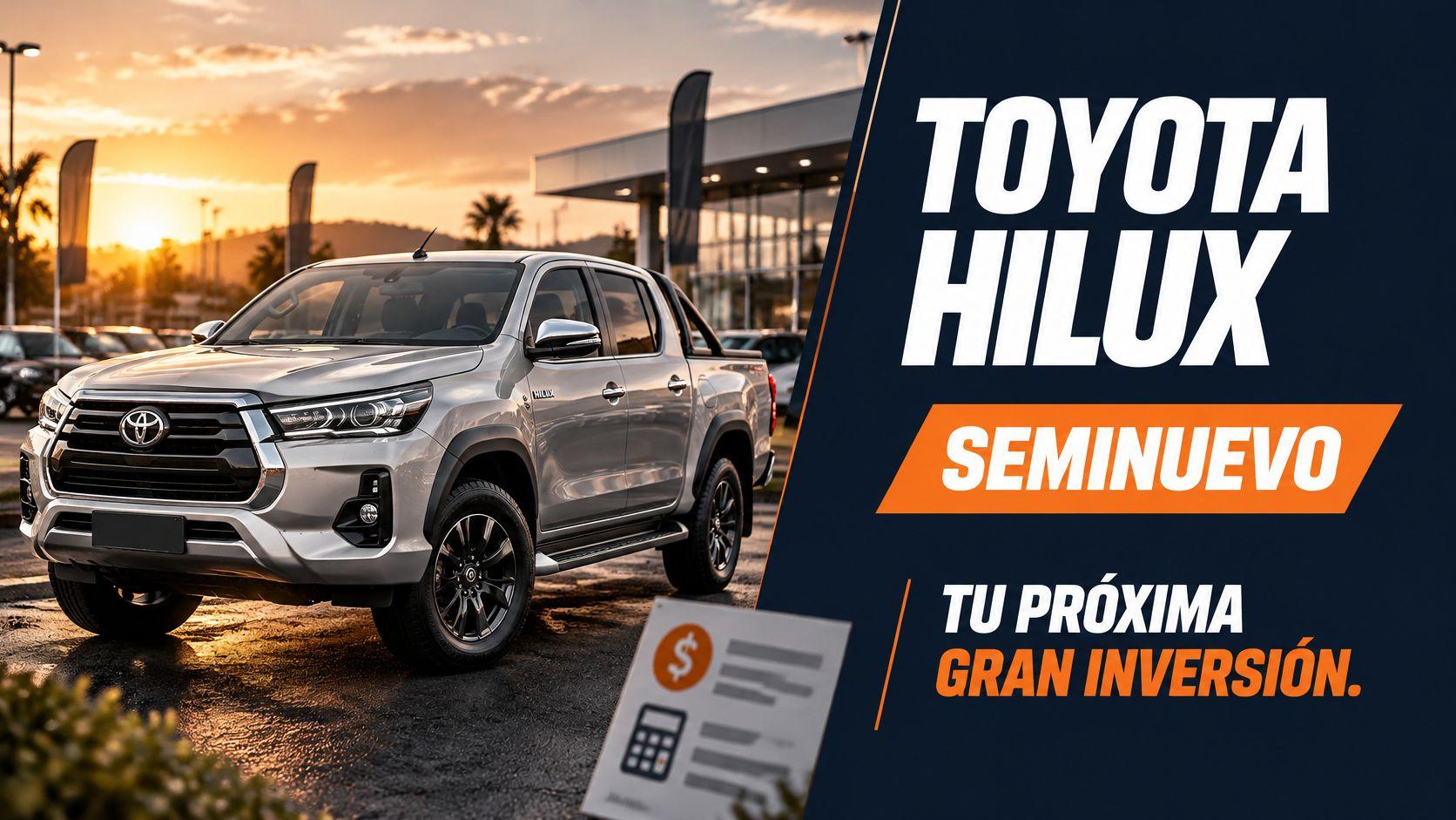 Toyota Hilux 2020 precio en seminuevos: guía de rangos