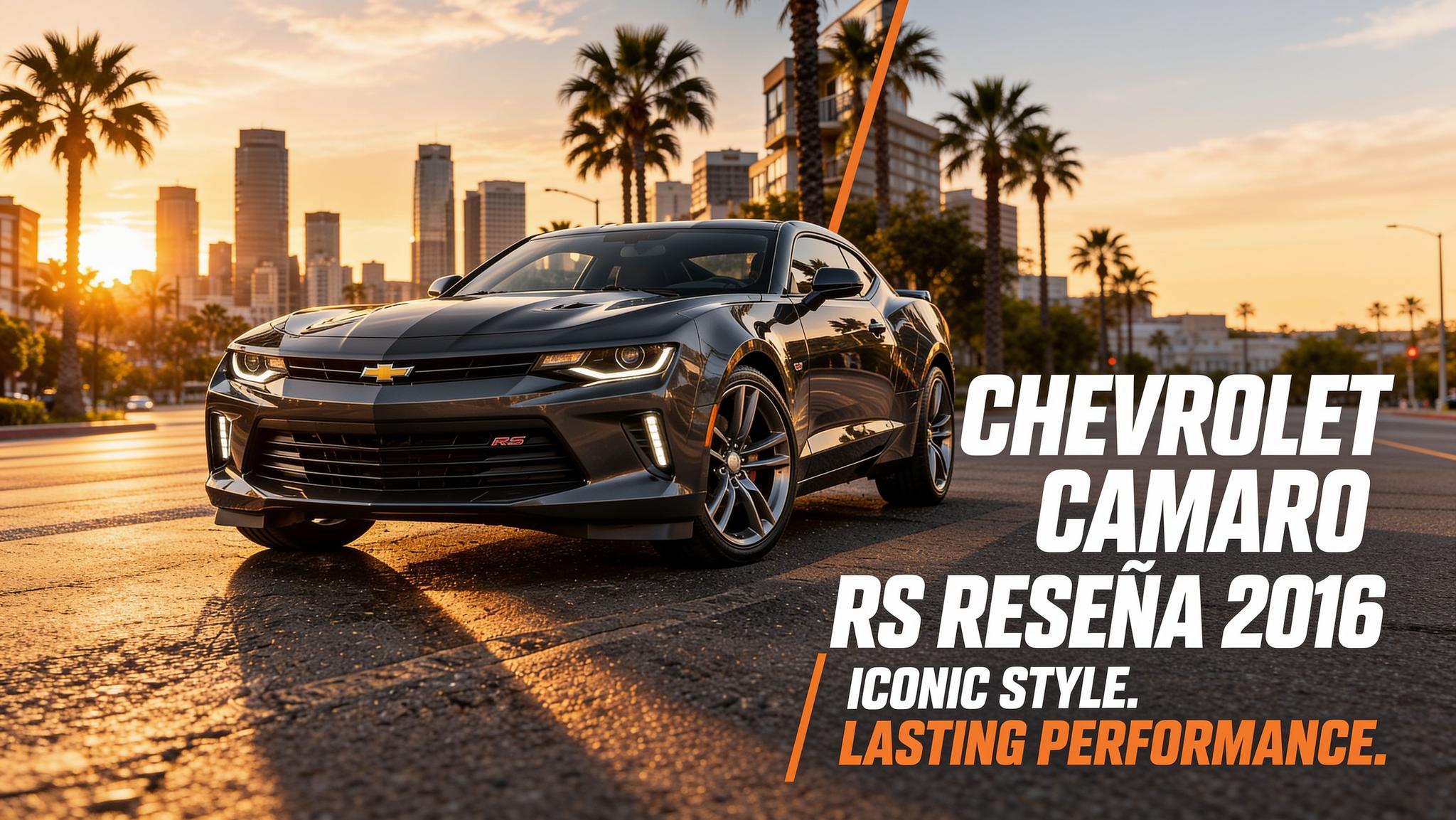 Camaro RS 2016 guía completa para comprar en México