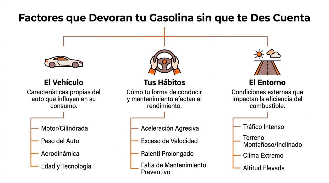 Rendimiento de gasolina por litro: Guía para seminuevos