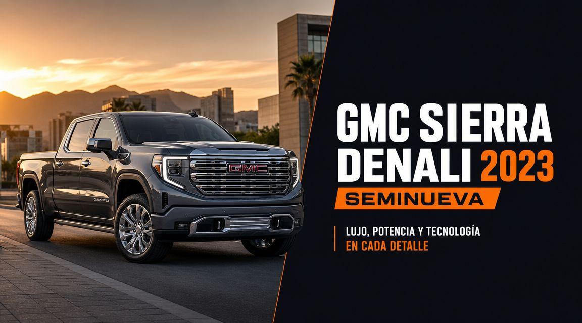Guía de compra Sierra Denali 2023 seminueva en México